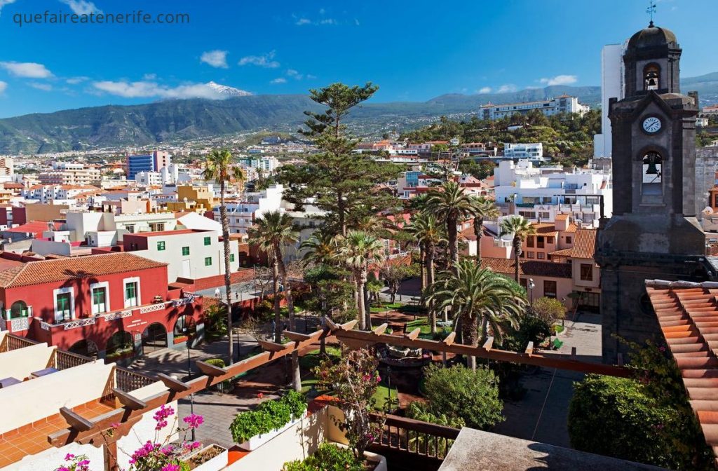 Centre ville de Puerto de la Cruz à Tenerife